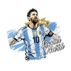 World Cup Argentina Messi Fans Reflective Car Stickers