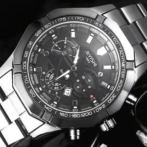 AIYISHI Jam Tangan Cowok Fashion Pria Arloji Simple Anti Air Original (W1-010-1653)