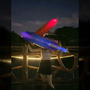 Balon Foil Bentuk PEDANG BESAR LED Wearables Anak dan Dewasa