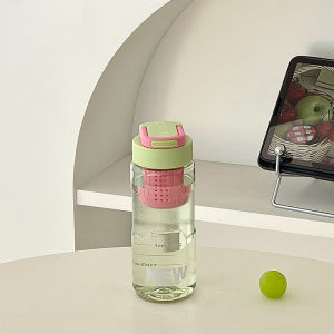 Tritan High-Temperature Plastic Aesthetic Large Capacity Portable Water Bottle