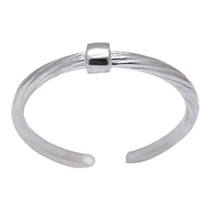 Srrmhyns925 Silver Plated Extreme Texture Ring for Women Open Design Versatile Small Square Ring Creative Cultural Gift