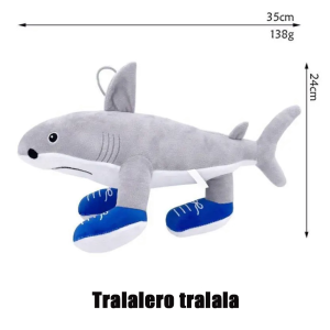 Fun Plush Doll Tung Tung Tung Sahur And Tralalero Tralala Shark Anime Character Styling Stuffed Soft Pillow Custom Toys Gifts