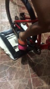 25mm x 300mm Carboon Steel Conveyor Roller Indoor Cycling Bike Roller Indoor Cycling