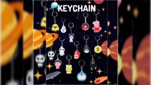 พวงกุญแจ PVC ลายการ์ตูนน่ารัก ขนาด 4 CM.(แบบคละลายสุ่มลาย)