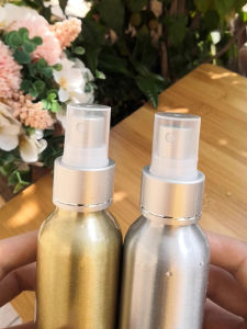 Spray Aluminum Bottle Fine Mist Moisturizing Alcohol Disinfection Lotion Toner Subpackaging High-Grade Metal Fire Extinguisher Bottles Portable Travel