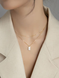 Elegant Double Layer Pearl Necklace