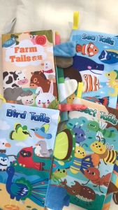 Mainan Sensory Soft Book Edukasi Bayi Buku Kain Karakter Cocok Untuk Bayi 3 6 9 Bulan