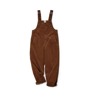 MADEN | Retro American Overalls Fall Mens Loose Straight