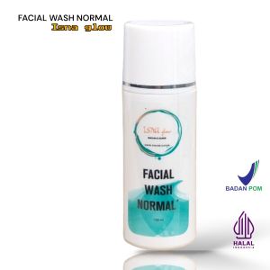 FACIAL WASH NORMAL ISNA GLOW SKINCARE BASIC BPOM DAN HALAL