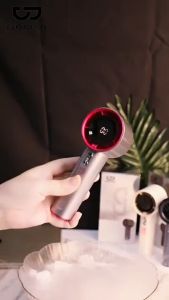 High-Speed Mini Fan Handheld Fan Portable Bladeless Mini Fan Recharable 100 Level Adjustment With Strong Wind Cooler in Summer 高速迷你风扇手持式