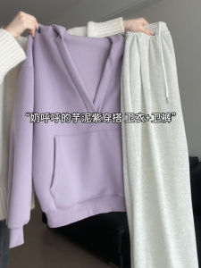 Small Sized Mans Wear a Set of 2024 New Preppy Style Small Men in Autumn Younger Pullover Casual Sports Suit