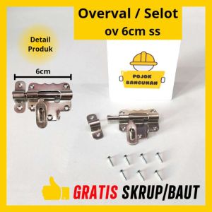 GRENDEL CANTOLAN SELOT PENGAMAN OVERPAL TEBAL GEMBOK PINTU RUMAH