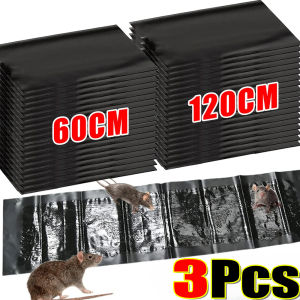 3ชิ้นแผ่นกาวดักหนูกับดักเมาส์เหนียวมากที่จับหนูกำจัดศัตรูพืชปลอดสารพิษเสื่อล่อเหยื่อก่อนกำจัดหนู