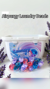 Laundry Detergent Pods Bundle 60 Counts (2 Boxes) Long-Lasting Scent Color and Fiber Protection for Machine Wash