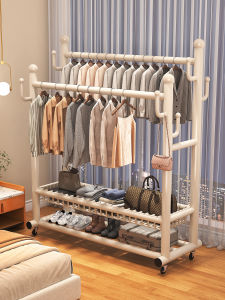 JIAJIESHI | Portable Dual Rod Indoor Clothes Drying Rack