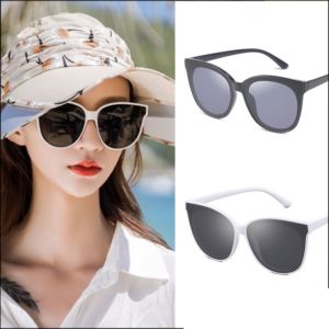 Kacamata Hitam Fashion Korea Trendy Mata Kucing Kaca mata Hitam Wanita Cateye Sunglasses
