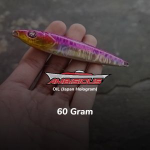 Umpan Metal Jig 60 Gram Mongkalo Ambisious Metaljig Micro Jig  Umpan Jigging Jiging Jigg Jik Casting