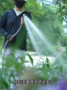 Multifunctional 8-Mode Watering Gun: For Garden Watering + Car Cleaning One-Button Lock for Easy Use