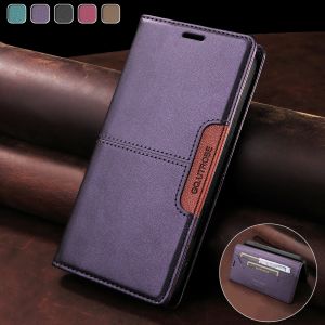 Business Leather Phone Case for XiaoMi Redmi Note 15 14 13 Pro Plus + 12 11S 10 9S Pro 14C 13C A3 Magnetic Flip Wallet Cover