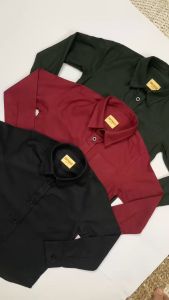 Bronkis Junior Kemeja Anak Laki Laki Desain Kemeja Lengan Panjang Linen untuk usia 0-10 tahun