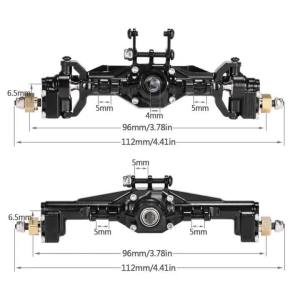Aluminum Alloy TRX4M Portal Axle Set for 1/18 RC Crawler Car TRX4-M Defender Bronco K10 Chassis High Clearance Upgrade Parts