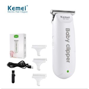 Kemei USB Electric Baby Hair Clipper Mini Portable Kids Haircut Rechargeable Silent Razor KM-1319