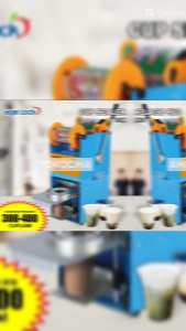 Age Lock Cup Sealer 01M - Alat Mesin Press Gelas Plastik High Cup 22Oz Pengemas Gelas Plastik Ramah Lingkungan Peralatan E-Commerce Untuk Penjualan Minuman - Lazada