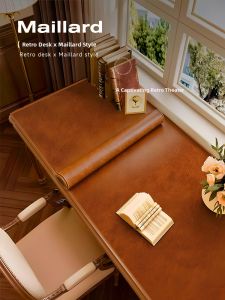JIELEFAN | Waterproof Heat-Resistant Wash-Free Retro Luxury Desk Mat