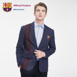 ALL STAR PARTNER | Red and Blue Retro Casual Suit Jacket