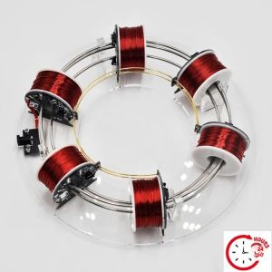 Mô Hình Máy Cyclotron Điện Từ 6 Cuộn Dây Bộ Thí Nghiệm Khoa Học Tự Làm Đồ Chơi Giáo Dục Thể Chất Cho Thanh Thiếu Niên Và Người Lớn Chất Liệu Acrylic