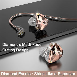 Lafitear LD4 Wired In Ear Dynamic Earphone Bass Surround Stereo Headphone 3.5mm USB C HIFI Sports Music Headset Detachable Cable