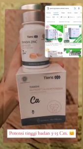 SUSU PENINGGI BADAN DEWASA TIENS CALSIUM MALAYSIA SUPER GROW UP PENINGGI BADAN ORI GROWTH INCREASE HEIGTH SUPPLEMENT 1 SACHET CALSIUM