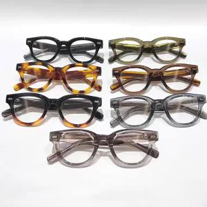 Exquisite TR90 Optical Glasses Frame Square Stianless Steel Metal Core Spring Hinge Blue Light Blocking Prescription Eyeglasses
