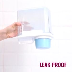 Liquid detergent dispenser Laundry organizer can storage sealed Airtight container multiple specifications measuring lid