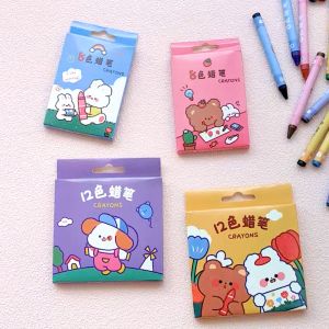 COD CRAYON MINI ISI 8 DAN 12 MOTIF LUCU / CRAYON MEWARNAI UNTUK ANAK ISI 8 DAN 12 WARNA