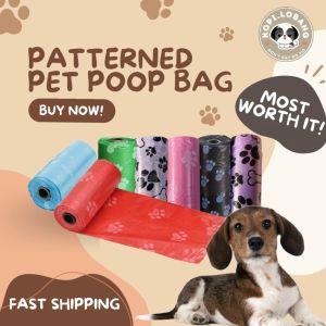 ✅[SG FAST SHIPPING] PATTERNED POOP BAG FOR DOG AND CAT + FREE Indoor & Outdoor Potty Training e-Guide Worth $7 ★ SG Stock ★ For Dog Cat