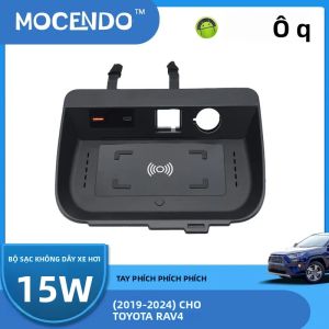 Sạc Không Dây Nhanh 15W Cho Xe Toyota RAV4 RHD 2019-2024 Đạt Chuẩn Qi Phụ Kiện Sạc Điện Thoại Hiệu Suất Cao