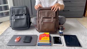 Balo DA PU dành Cho Sinh Viên Học Sinh Đi Làm siêu bền đựng loptop 15.6 in 2NUT (NA1)