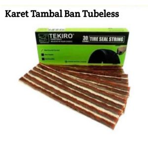 Karet Tambal Ban Tubeless / Spiral Tambal Ban Tubeless / Serat Tambal Ban Tubeless / Lem Cacing Tambal Ban Tubeless/ Seal Tambal Ban Tubeless / Refil Karet Tambal Ban Tubeless / Obat Tambal Ban Tubeless  cocok untuk motor sepeda Listrik mobil dll