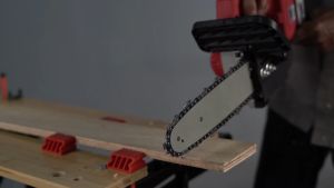 Mesin Gergaji Potong Kayu Baterai Tanpa Kabel Cordless Chainsaw 10Inch