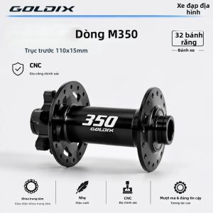 GOLDIX | Đùm Xe Đạp Leo Núi GOLDIX M350 32H Nhẹ Hệ Thống Boost Líp J-Bend 36T Phanh Đĩa 6 Lỗ Bạc Đạn Kín Tương Thích HG XD MS