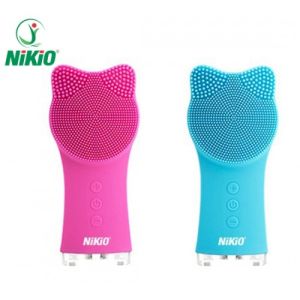 Máy massage mặt rửa mặt Nikio NK-120 - Đầu silicon cao cấp
