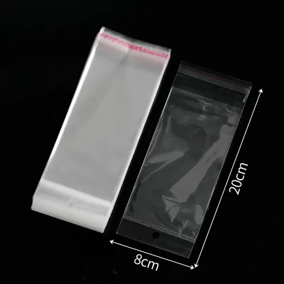 Transparent Plastic Self Adhesive Storage Bags One Time Seal Bags Packaging Bags for DIY Fashion Jewelry Accessories