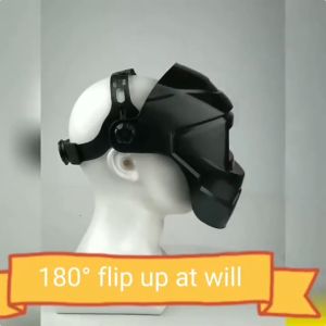 Welding mask helmet automatically darkens Head wear does not hurt the eyes Solar safety mask Eye protection equipment Resist Sparks Helmets Welding Head-mounted Face helmet