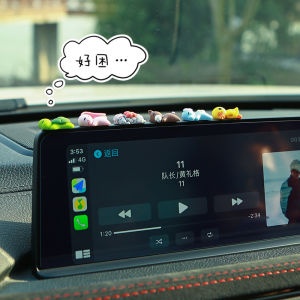 Car Interior Decoration Accessories Miniature Electric Vehicle Popular Small Parts Female Driver Dashboard Decorative Items