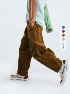 Purrfect diary | Quần Dài Trẻ Em Bền Chất Liệu Corduroy