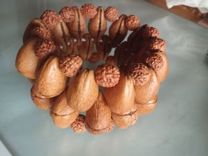 Gelang biji burahol / ginje 2 sap variasi Jenitri kecil