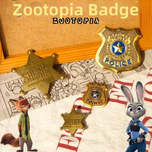 JIXIN | Judy Rabbit Police Officer Badge Pin Zootopia Themed Brooch