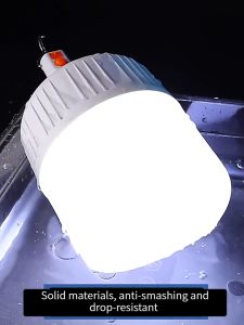 Rechargeable LED bulb USB portable lighting for emergency courtyard outdoor camping night market stalls