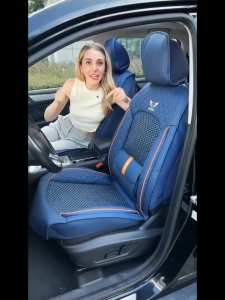 2025 New Nissan Special Car Seat Cover 5 Seats Car Seat Protector Leather Woven Breathable Car Seat Cushion Fit for Almera Navara kicks Exalta Juke Sentra Teana X-gear Livina